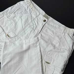 Vintage LL Bean Womens Supplex Nylon Cargo Hiking Pants Size S Reg